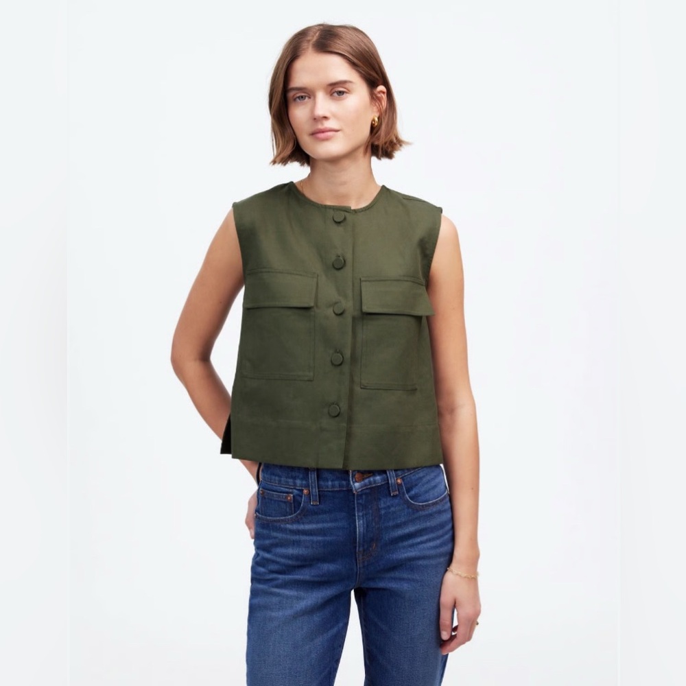Madewell Olive Green Vest